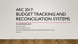 Budget Tracking and Reconciliation Systems Overview