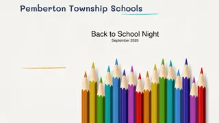 Pemberton Township Schools Back to School Night Sept 2020