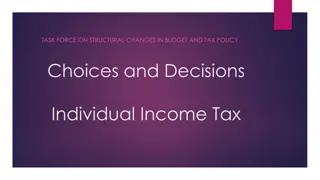 Task Force on Budget and Tax Policy Restructuring