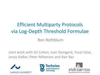 Efficient Multiparty Protocols via Log-Depth Threshold Formulae