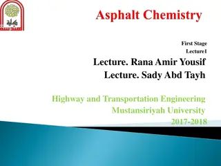 Asphalt Definitions and Bituminous Materials Overview