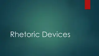 Rhetoric Devices