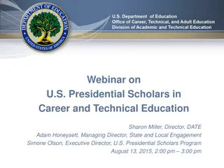 U.S. Presidential Scholars Program Overview