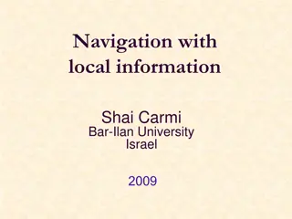 Network Navigation Models and Local Information
