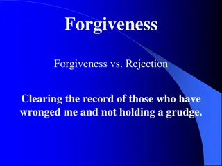 Forgiveness