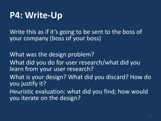Design Problem and User Research Insights