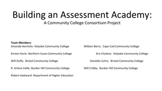 Building an Assessment Academy