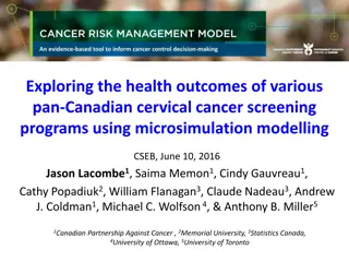 Exploring the health outcomes of various pan-Canadian cervical cancer screening Programs using microsimulation modelling
