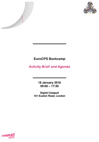 EuroCPS Bootcamp Activity Brief and Agenda