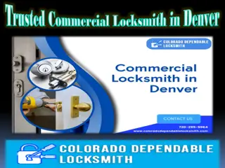 Trusted Commercial Locksmith in Denver