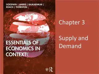 Supply and Demand