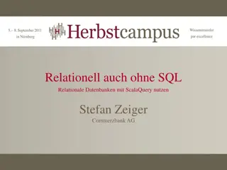 Using ScalaQuery to Work with Relational Databases