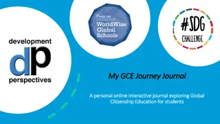 My GCE Journey Journal