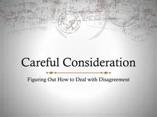 Careful Consideration