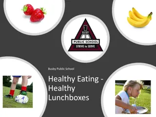 Healthy Eating and Lunchbox Tips for Parents