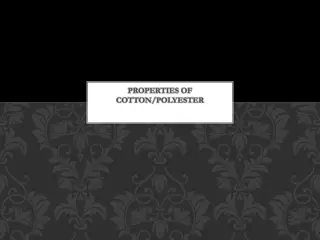 Properties of Cotton/Polyester Blend
