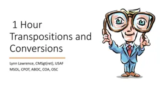 Optometric Math and Prescription Components