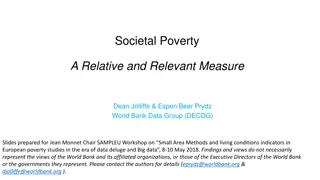 Societal Poverty Measure: Building Blocks and Relative Lines