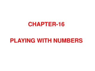 Playing with Numbers: Understanding Digits and Codes