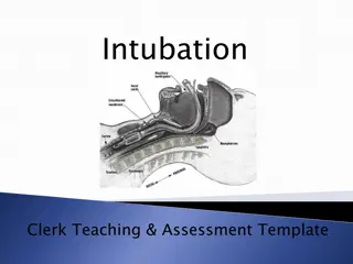 Intubation Clerk Teaching & Assessment Template