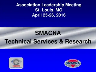 SMACNA Technical Services & Research Meeting in St. Louis, MO