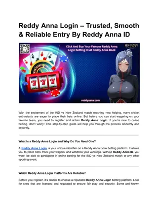 Reddy Anna Login – Trusted, Smooth & Reliable Entry By Reddy Anna ID