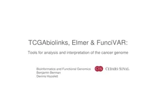 Cancer Genome Analysis Tools & Workshops