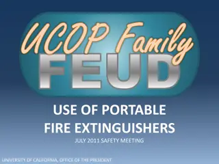Fire Extinguisher Use Guidelines
