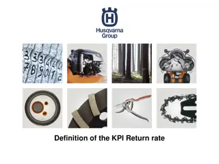 Definition of KPI Return Rate for Direct Material Suppliers