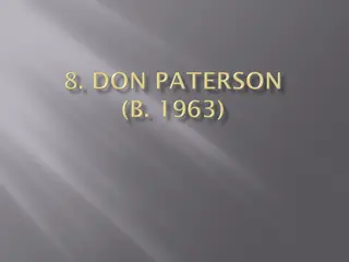 Don Paterson: Poet and Musician