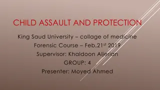 CHILD ASSAULT AND PROTECTION