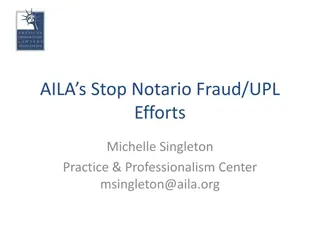 Fighting Immigration Fraud: AILA's Stop Notario Fraud Efforts