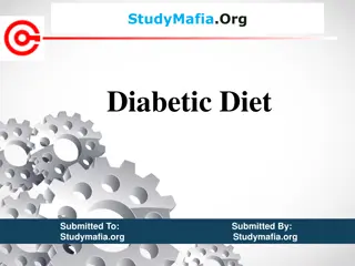 Diabetic Diet: Eating Healthy for Better Management