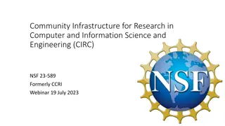 Community Infrastructure for Research in Computer and Information Science and Engineering