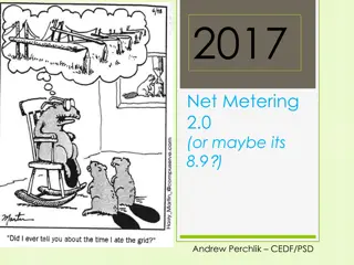 Changes in Net Metering Program - 2017 Updates and Compensation Adjusters