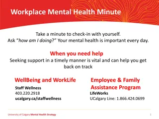 Workplace Mental Health Strategies