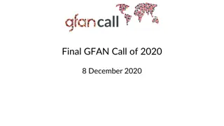 Final GFAN Call of 2020