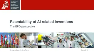 Patentability of AI-Related Inventions: EPO Perspective