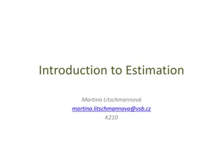 Introduction to Estimation: Populations and Samples