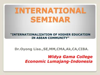 International Seminar on Higher Education Internationalization in ASEAN Community