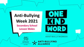 Anti-Bullying Week 2021 Secondary School Lessons & Kindness Challenges