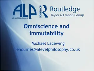 Omniscience and Immutability Explained