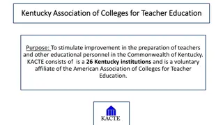 Enhancing Teacher Education in Kentucky