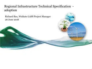 Regional Infrastructure Technical Specification Adoption
