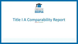 Title I-A Comparability Report