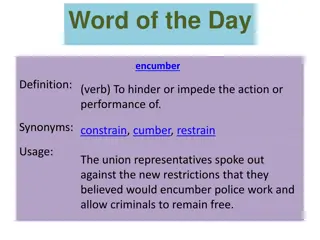 Word of the Day and Essential Questions