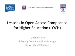 Lessons in Open Access Compliance for Higher Education
