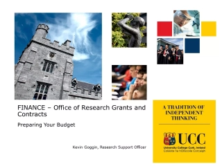FINANCE – Office of Research Grants and Contracts