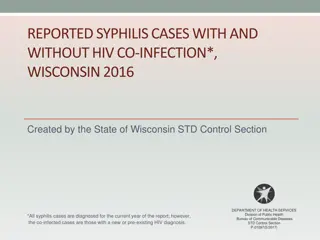 Syphilis Cases with HIV Co-Infection in Wisconsin 2016