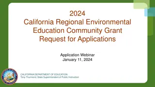 2024 California Regional Environmental Education Grant Initiative